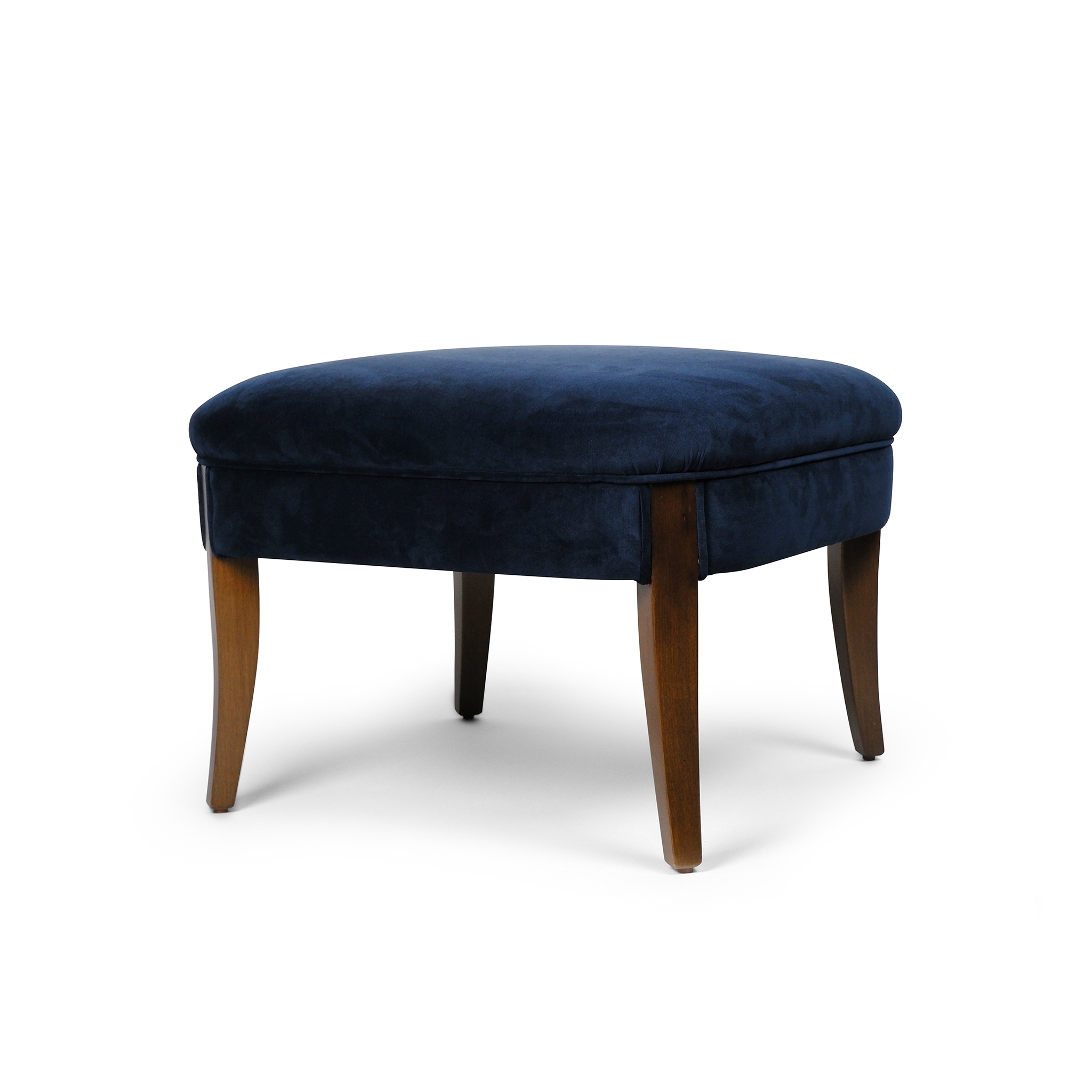 Eliot Navy Blue Ottoman