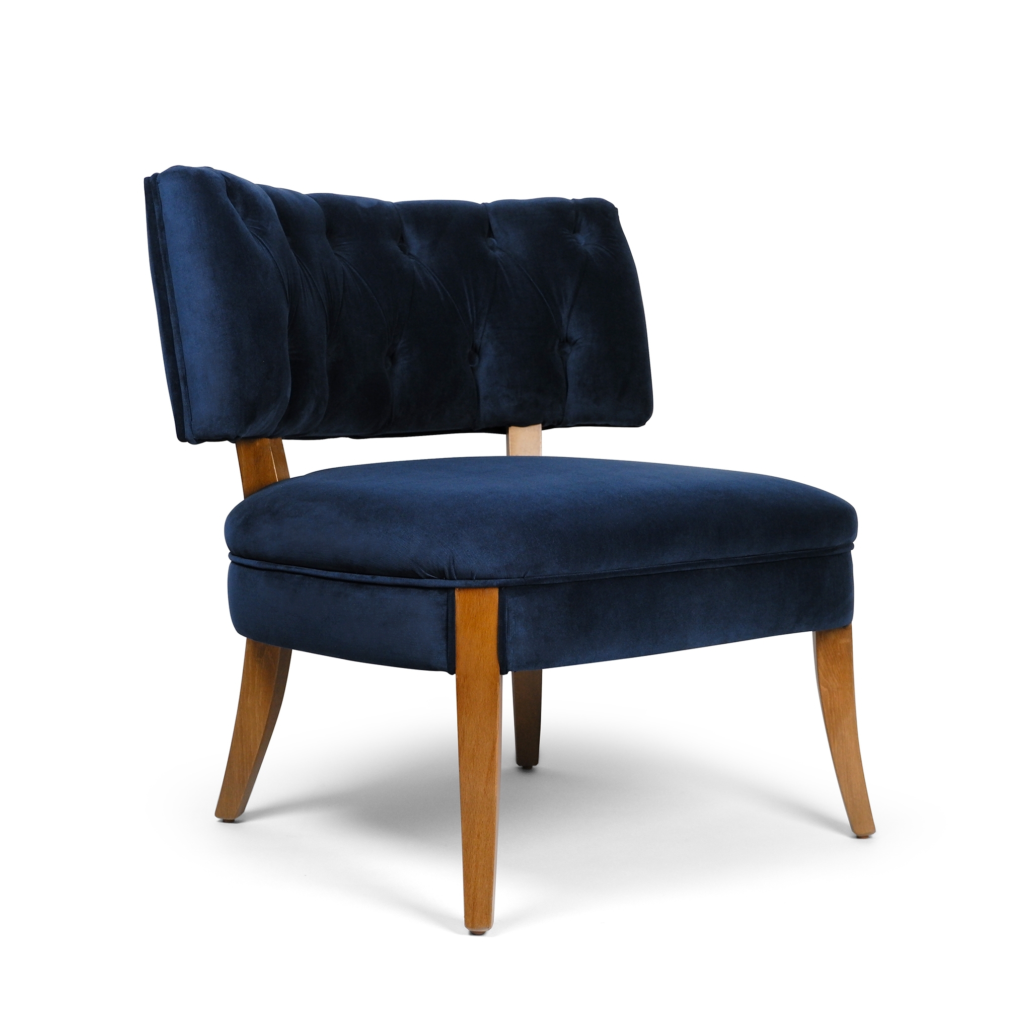 Eliot Navy Blue Accent Chair 