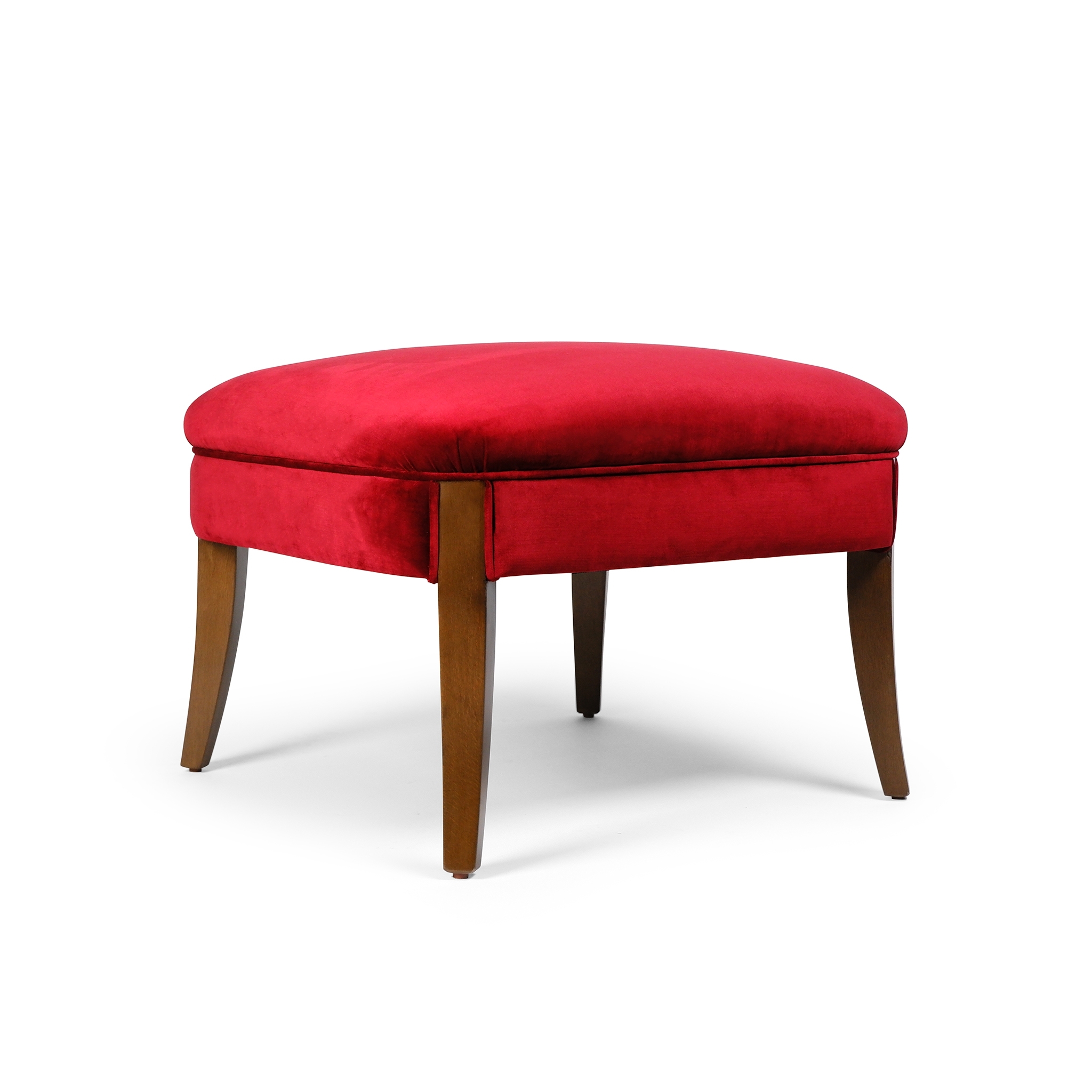 Eliot Scarlett Ottoman