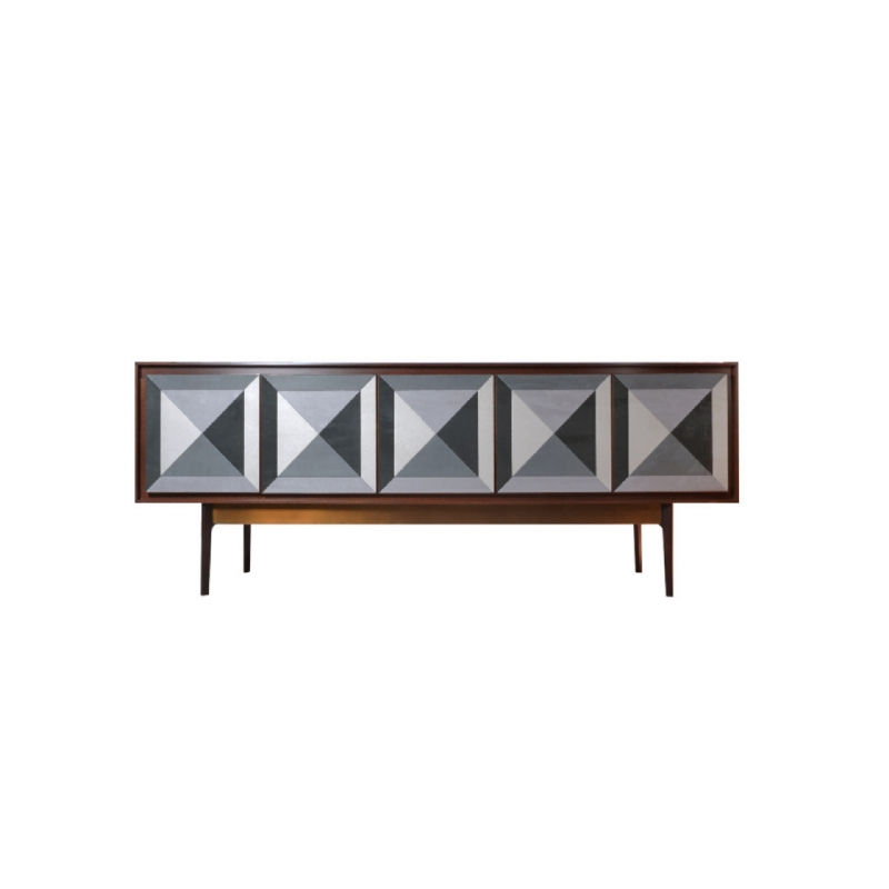 Biza Walnut TV Unit