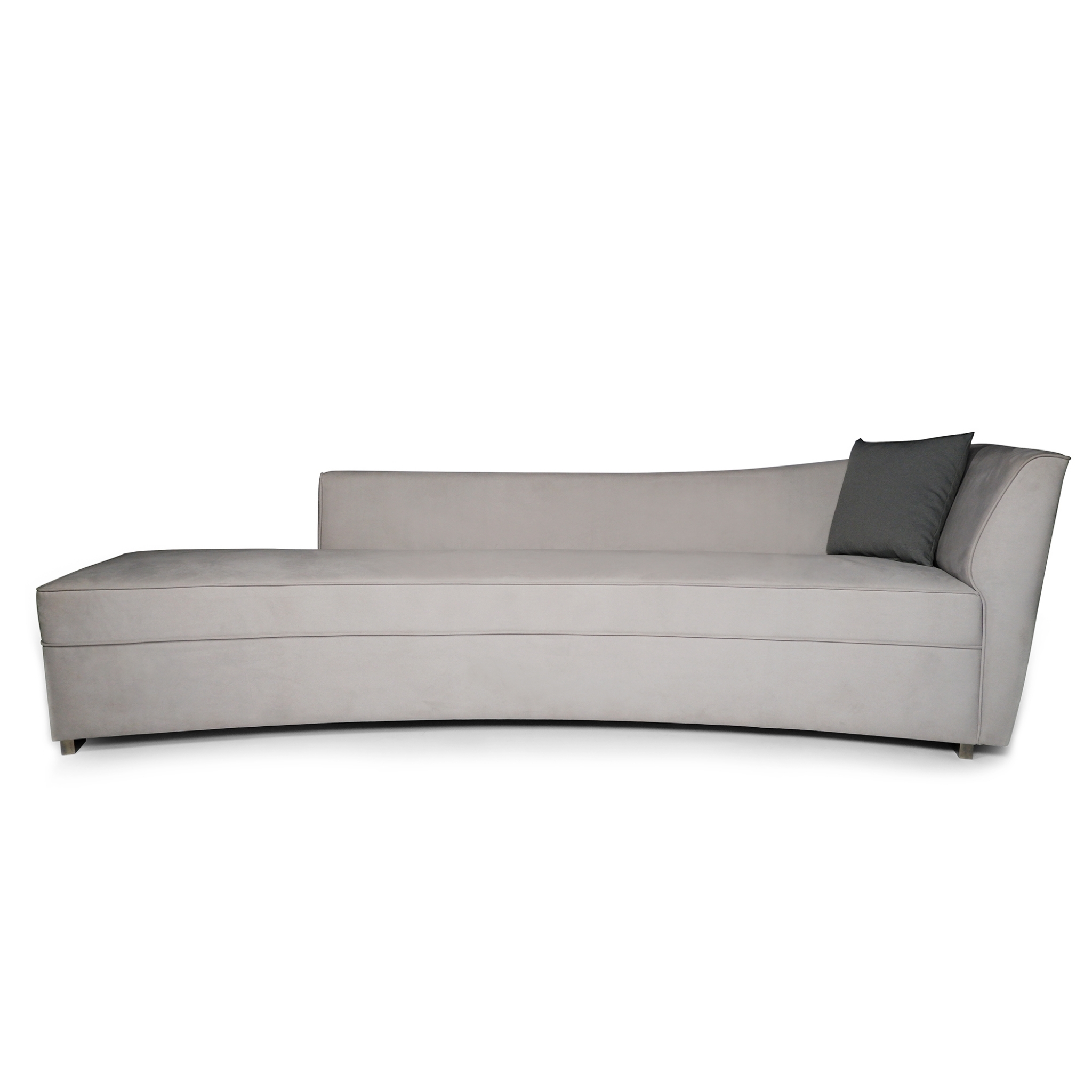 Lofty One-Arm Curved Sofa